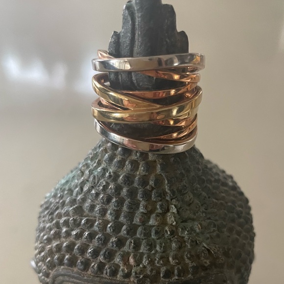 Michael Kors three tone ring - Picture 2 of 4